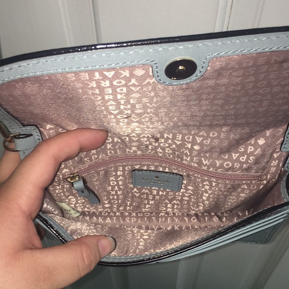 Kate Spade Mikka Grove Street Blue Crossbody Purse Bag - Picture 8 of 14
